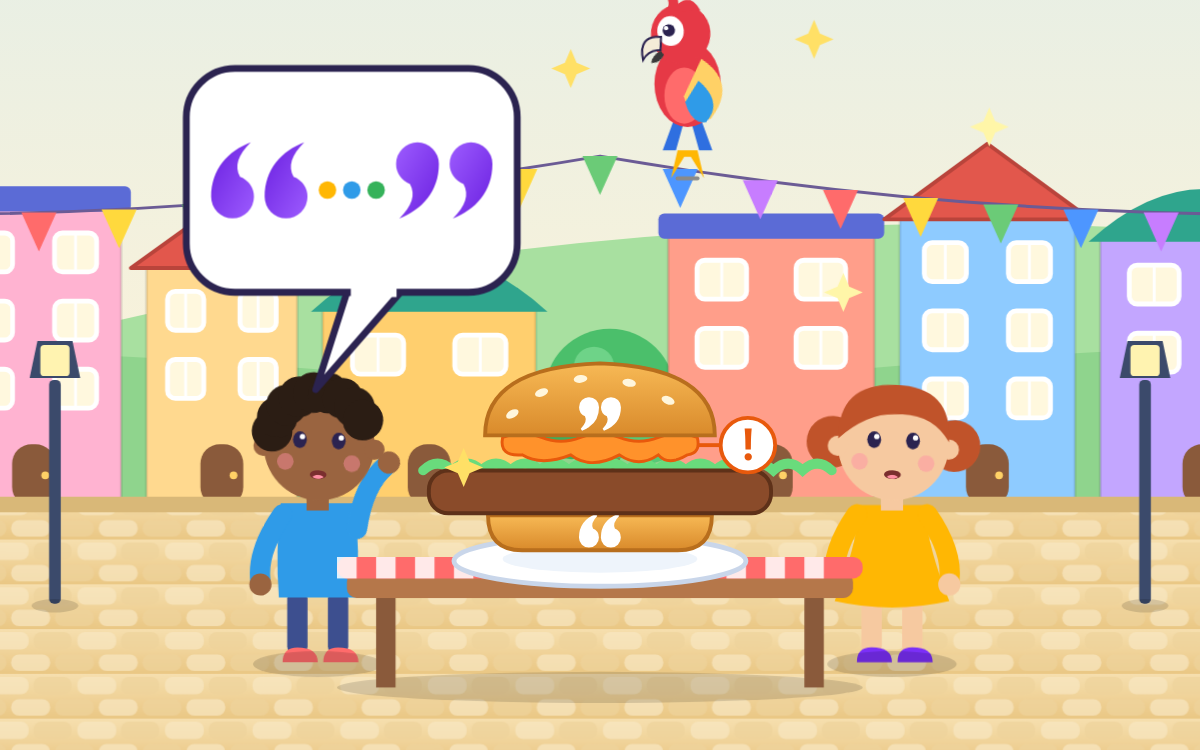 Speech Marks: Catch the Words with Pip the Parrot
